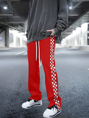 FTX Printed Men Red Track Pants