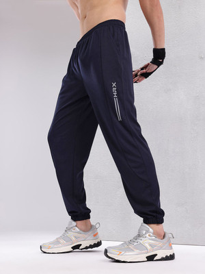 HRX by Hrithik Roshan Graphic Print Men Blue Track Pants