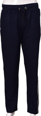 LA'eNviE Solid Men Blue Track Pants