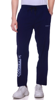 XENIOS Printed Men Blue Track Pants