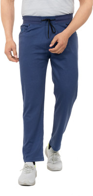 GEE 5 Solid Men Blue Track Pants
