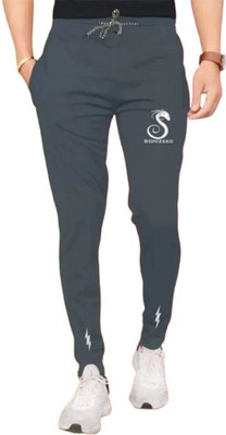 Adnikezed Solid Men Grey Track Pants