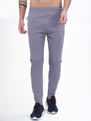 TECHNOSPORT Solid Men Grey Track Pants