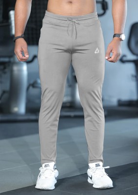 FTX Solid Men Grey Track Pants