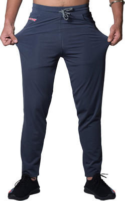 KHOZI Self Design Men Grey Track Pants