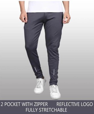 Fruzis Fashion Solid Men Grey Track Pants