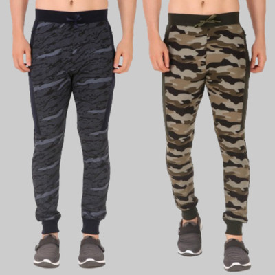 AKTIO Printed Men Multicolor Track Pants