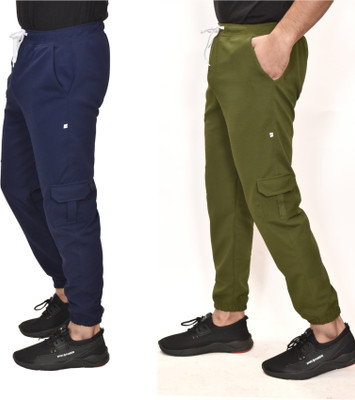 Classic Wear Solid Men Blue, Green Track Pants