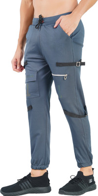 Gazzet 4G Colorblock Men Grey Track Pants