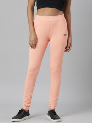 Showoff Solid Women Pink Track Pants