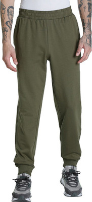 PUMA Dotted Logo Pants CH Solid Men Green Track Pants