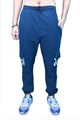 Nandi Solid Men & Women Blue Track Pants