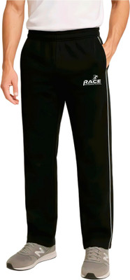 Race International Striped Men Grey Track Pants