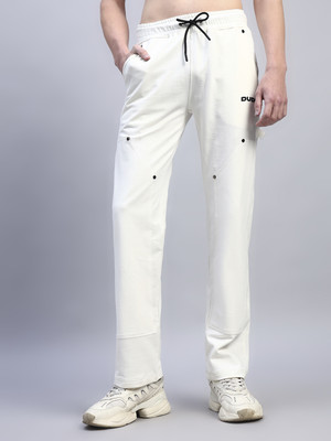 WEARDUDS Solid Men White Track Pants