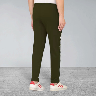 CLOTVIN TREND Striped Men Grey Track Pants