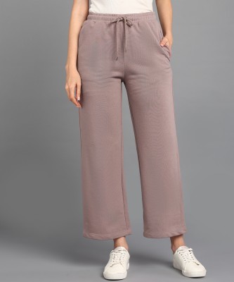 Alan Jones Solid Women Pink Track Pants