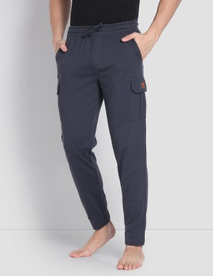 U.S. POLO ASSN. Solid Men Grey Track Pants