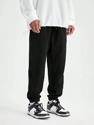 PROGENY Solid Men Black Track Pants