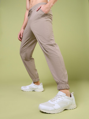 TECHNOSPORT Solid Men Brown Track Pants