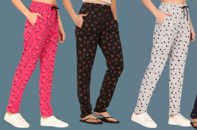 HARSHITA MART Printed Women Multicolor Track Pants