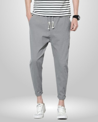 Reya Solid Men Grey Track Pants
