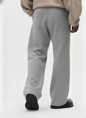 Dockstreet Striped Men Grey Track Pants