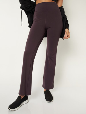 MAX Solid Women Purple Track Pants