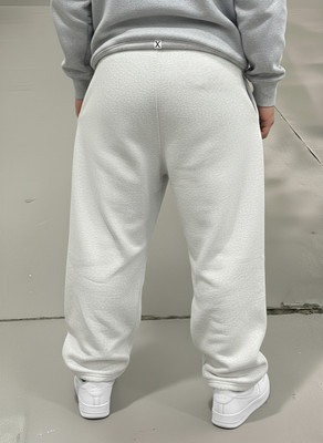 Dockstreet Solid Men White Track Pants