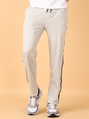 V-MART Solid Men Grey Track Pants