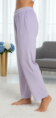 STYLE ON ME Solid Women Purple Track Pants