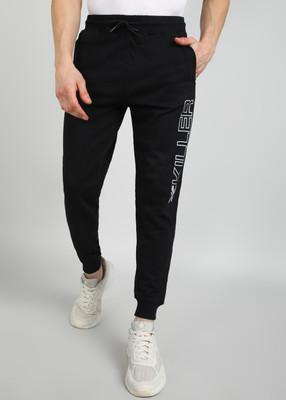 KILLER Printed Men Black Track Pants