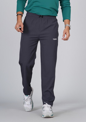 TOGORB Solid Men Grey Track Pants