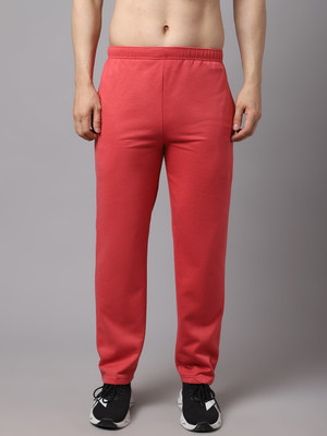 MACK JONNEY Solid Men Pink Track Pants