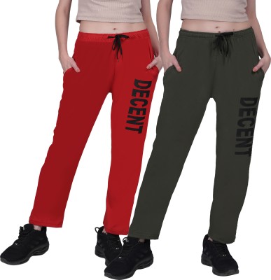 NANCE STORE Printed Women Green, Red Track Pants