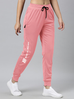 MANIAC Printed Women Pink Track Pants