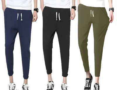 Reya Solid Men Multicolor Track Pants