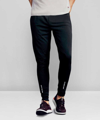DRB CREATION Solid Men Black Track Pants