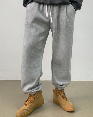 Cloth N Code Solid Men Silver Track Pants
