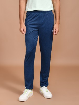 SKYKNIT Solid Men Light Blue Track Pants