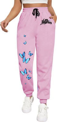 TABADTOD ENTERPRISES Graphic Print Women Pink Track Pants