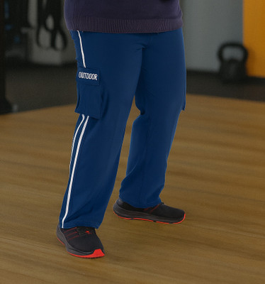 ADAAISTIC SPORTS Solid Men Blue Track Pants