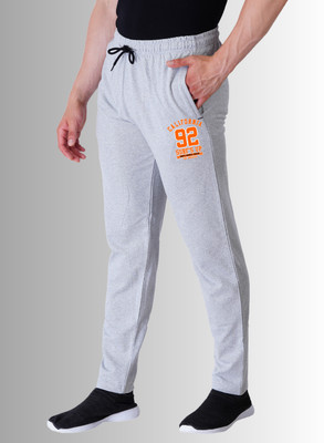 Kartblack Self Design Men Grey Track Pants