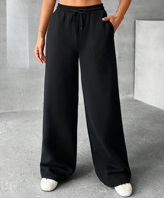 Dockstreet Striped Women Black Track Pants