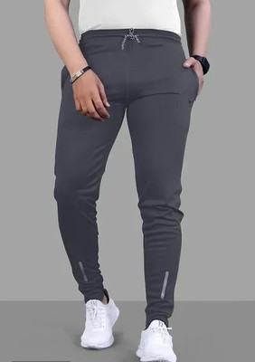 STRAND CREATION Solid Men Grey Track Pants