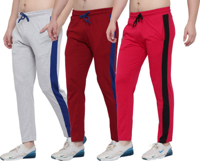 FASHA Striped Men Multicolor Track Pants