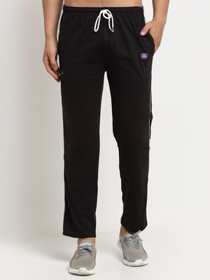 VIMAL JONNEY Solid Men Black Track Pants