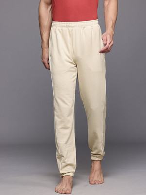 HRX by Hrithik Roshan Solid Men Beige Track Pants