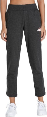 PUMA Stylized Graphic Pants Printed Women Grey Track Pants