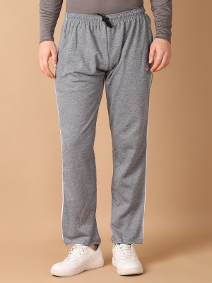 V-MART Solid Men Grey Track Pants