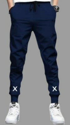AR 9 Printed Men Blue Track Pants